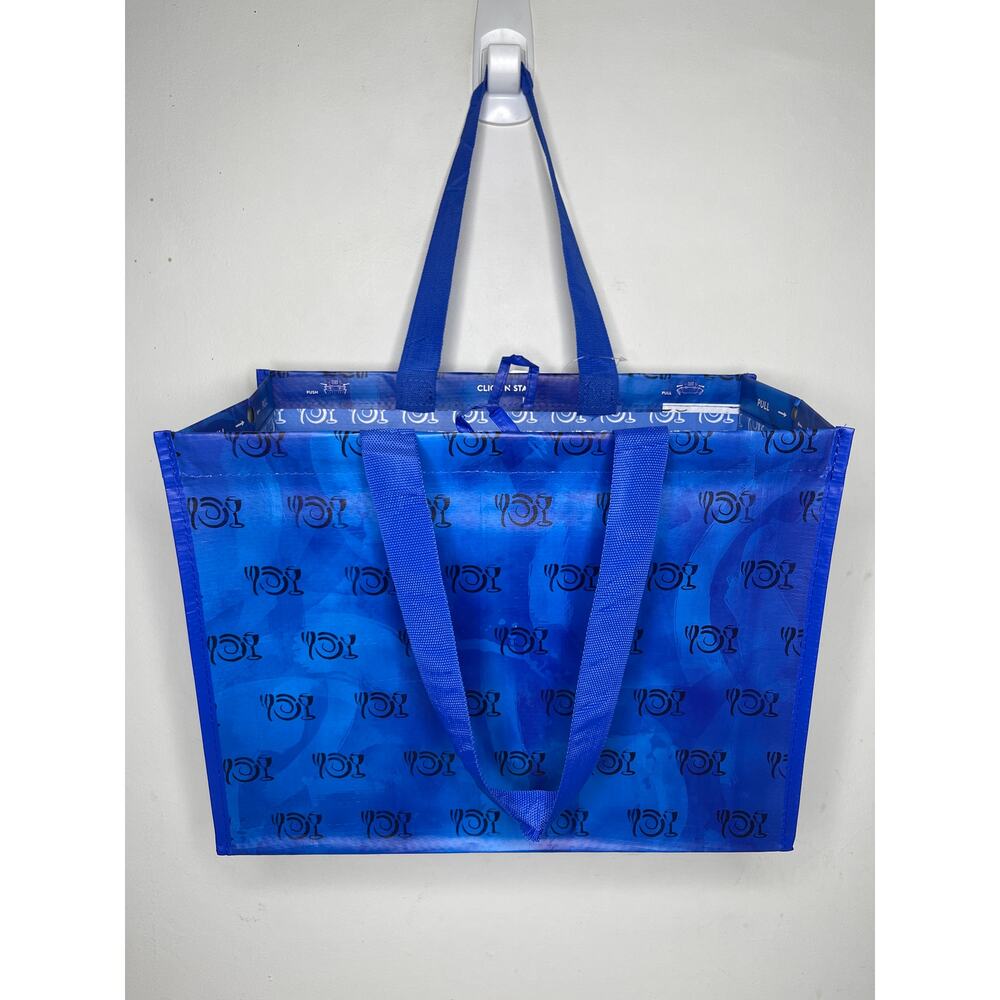 Wegmans Blue Click N' Stay Reusable Grocery Tote Bag w/ Removable Liner NEW NWT! - Picture 2 of 16